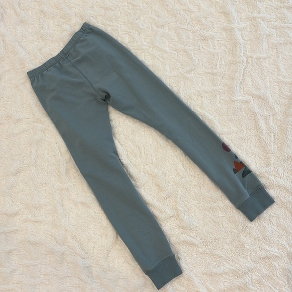 Roots kids sweat leggings size youth large in greenish grey/blue - Picture 6 of 8